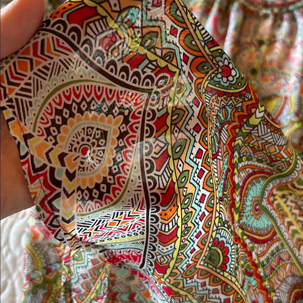Jockey Multicolor Paisley Tunic Top